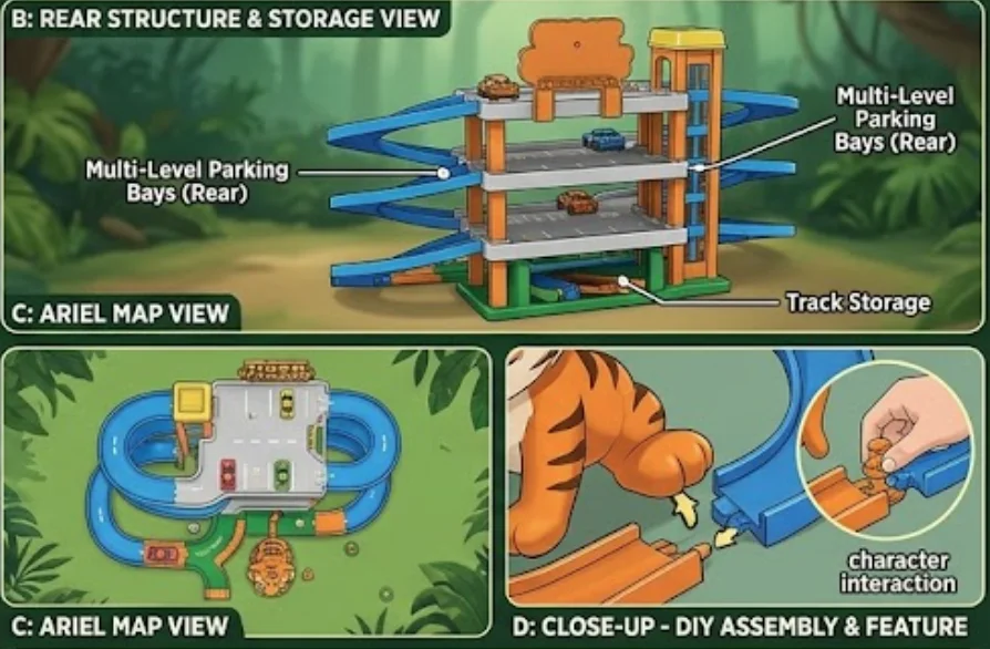 Tiger Multi-Level Racing... image