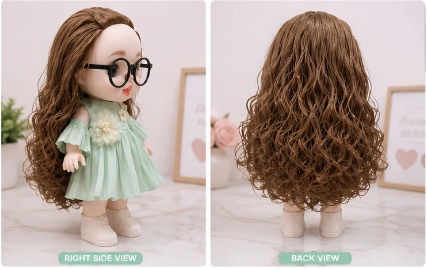 Mint Blossom Big Eye Doll with Glasses image